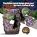 CousDUoBe Fish Broken Barrel Decor Fish Tank Decorations Betta Fish Tank Accessories,Starfish Barrel x 1pc, Aquarium Plants x 8pcs
