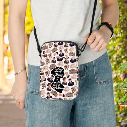 LEVLO Prejudice Crossbody Bag Darcy Fans Gift Looking For My Darcy In a World Full Of Wickhams Prejudice Shoulder Bag4