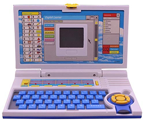 Image of English Learner Laptop for Kids with 20 Activites for Learn & Play, Laptop for Kids with LED Display, Educational Learning Laptop Toy with Mouse, Made in India Laptop Toy (English Learner Laptop)
