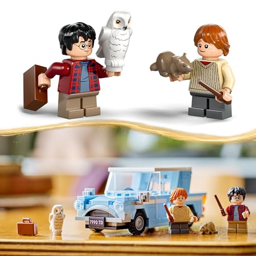 LEGO Harry Potter Vliegende Ford Anglia, Bouwpakket voor Kinderen, Bouwbare Speelgoed Auto uit de Films, Cadeau voor Jongens, Meisjes en Fans vanaf 7 jaar, inclusief 2 Minifiguren 76424 - Afbeelding 5