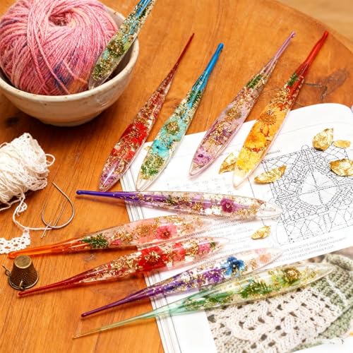 Kit de tricot et de crochet motif floral à offrir pour créer de superbes pulls