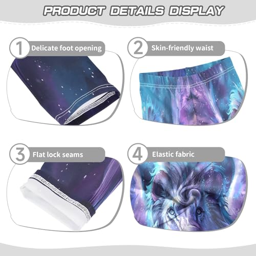 Bolaz Toddler Girls Leggings Printed Yoga Pants Leggings Lion with Wings for Kids3