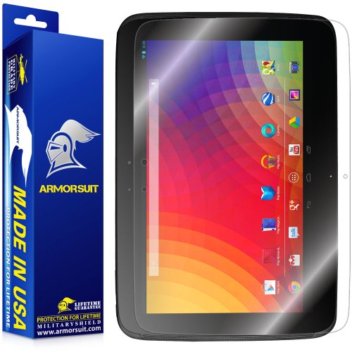ArmorSuit MilitaryShield Screen Protector for Google Nexus 10 - [Max Coverage] Anti-Bubble HD Clear Film