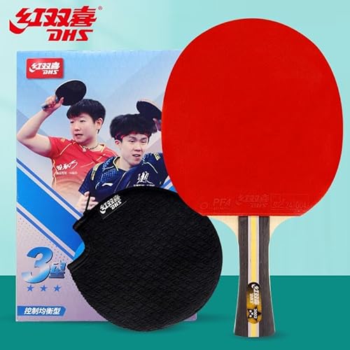 Raquete Tênis De Mesa DHS H3002 Clássica Profissional Aprovada ITTF