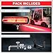 1 Pack Forklift Warning Light LED Forklift Safety Light, Pedestrian Red Zone Warning Lamp, Red Line Boundary Warehouse Work Light Truck 30W, DC12-80V