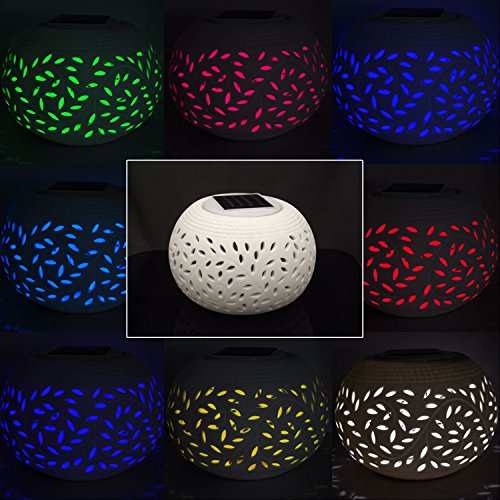 solalite LED Luz solar Wind con agua de caracteres, con colores cambiantes