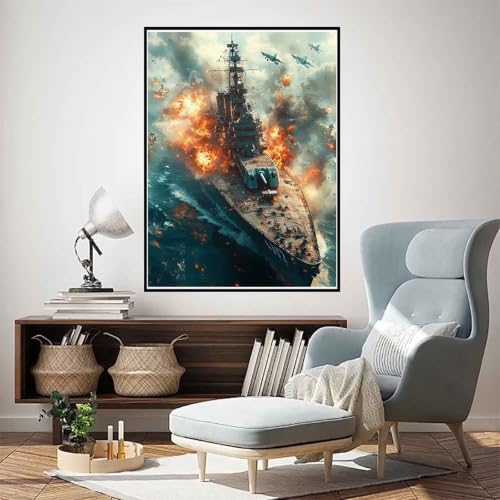 Diamond Painting Navires Grand Format Idée Cadeau Adulte Original - 3