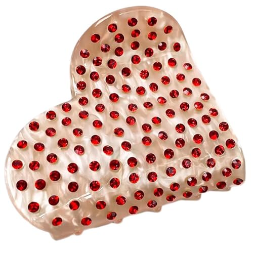 Amore Cuore Artiglio Dei Capelli Per Le Donne Acido Acetato Forte Morsetto Pinza Artiglio Dei Capelli Clip di Styling Dei Capelli Francese