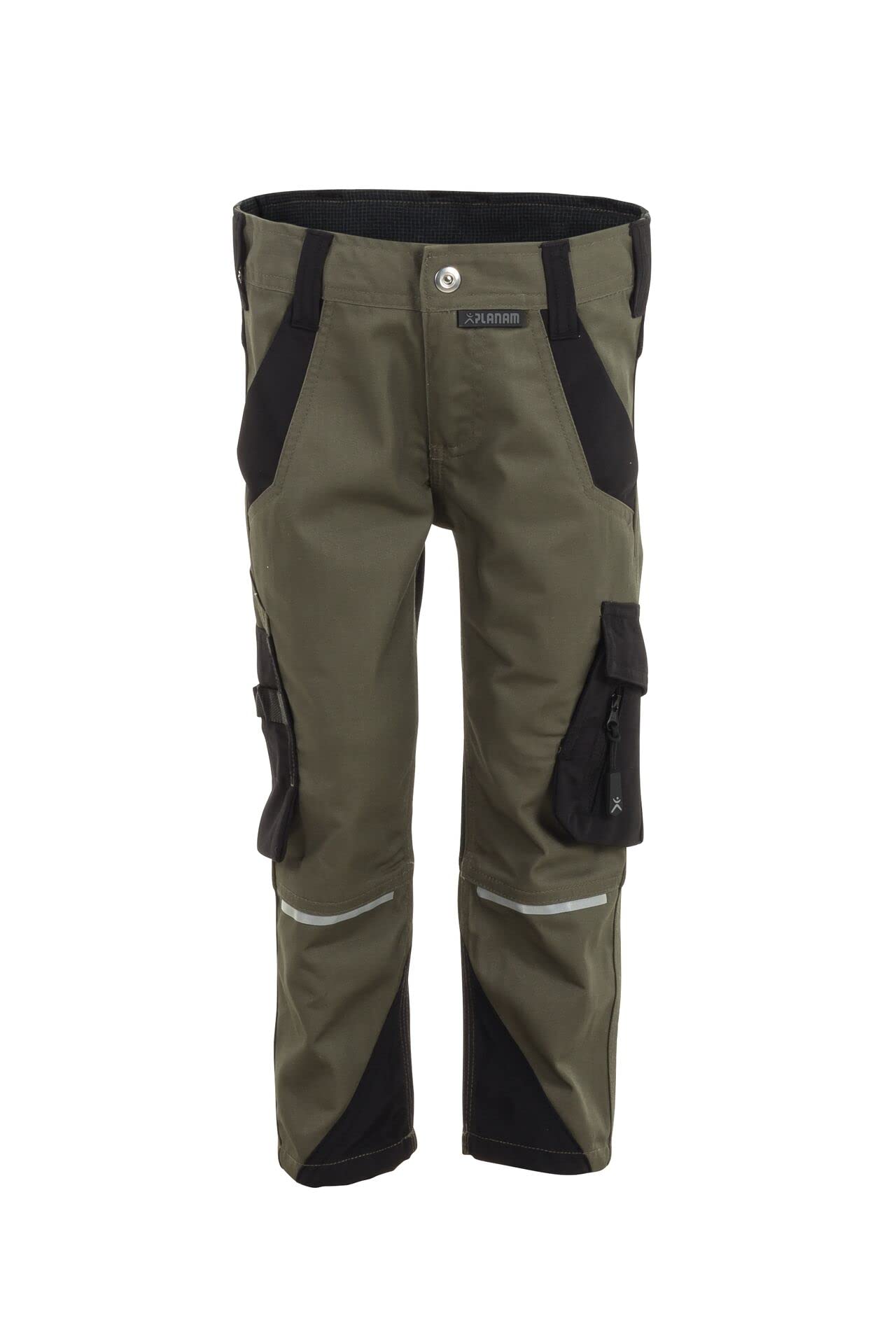 Planam Norit Kids Bundhose Oliv/schwarz 170/176