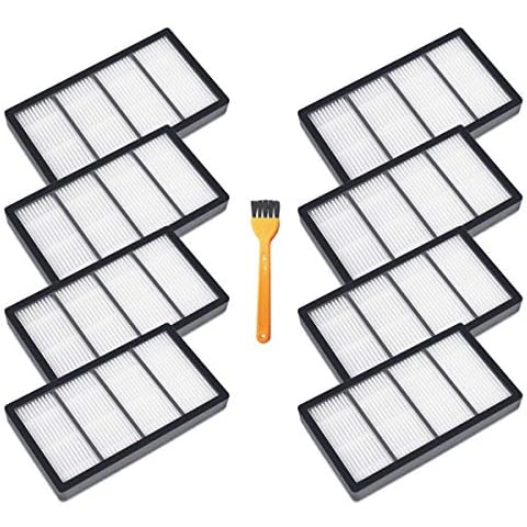 Ashineme 8 pcs Filters Replacement Parts for iRobot Roomba S9 S9+/Plus S Series Robotic Vacuum Cleaners Replenishment Kit HEPA Filters Cover