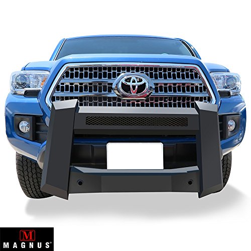 Aps Bull Bar Compatible With 2005-2018 Tacoma | Front Bar | Bull Bar | Front Brush Bumper | Grille Guard | Black #TOP4