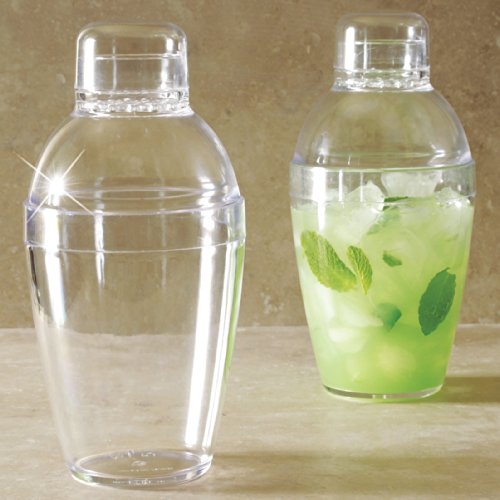 EMI Yoshi Koyal Cocktail Shaker, 7-Ounce, Clear, Set of 24