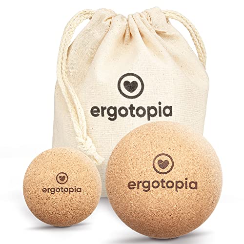 Ergotopia Faszienball aus antibakteriellem & langlebigem Kork,...