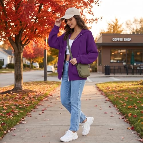 Elneeya Full Zip Hoodies for Women Y2K Cruise Gym Plus Size Sweatshirts - image 3