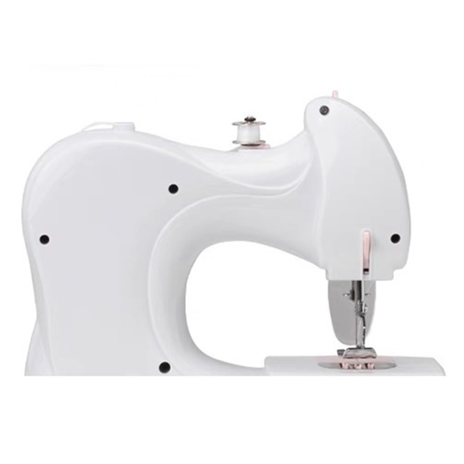 Mini máquina de Coser eléctrica de Doble Velocidad con Aguja, Herramienta de sobrehilado doméstica UFR-601, Potente, silenciosa y Estable.