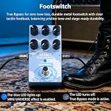 Hoerev Mini Universe Reverb efektów gitarowych, 9 efektów pogłosu, pokój/sala/talerz/wiosna/połysk/chmura/kwiat/puchnięcie/lofiti, True Bypass,