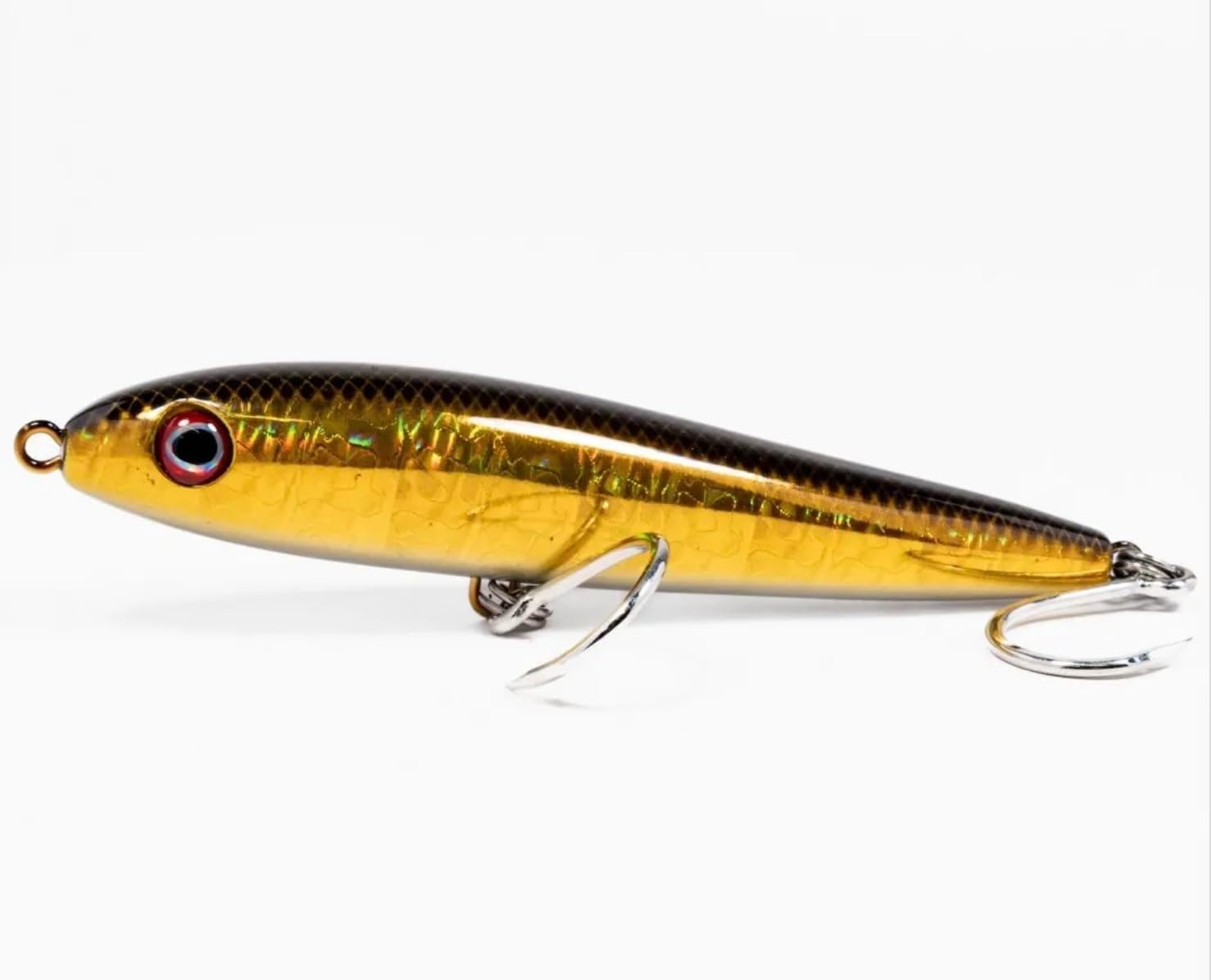 Dark Matter Feeder Minnow Spooks Fishing Lures Saltwater - 4 1/2" Inch Dual Mode Spook Lure, 3/4 oz Topwater Spook Fish Lures with BBK Hooks, Saltwater Lure - Fishing Bait