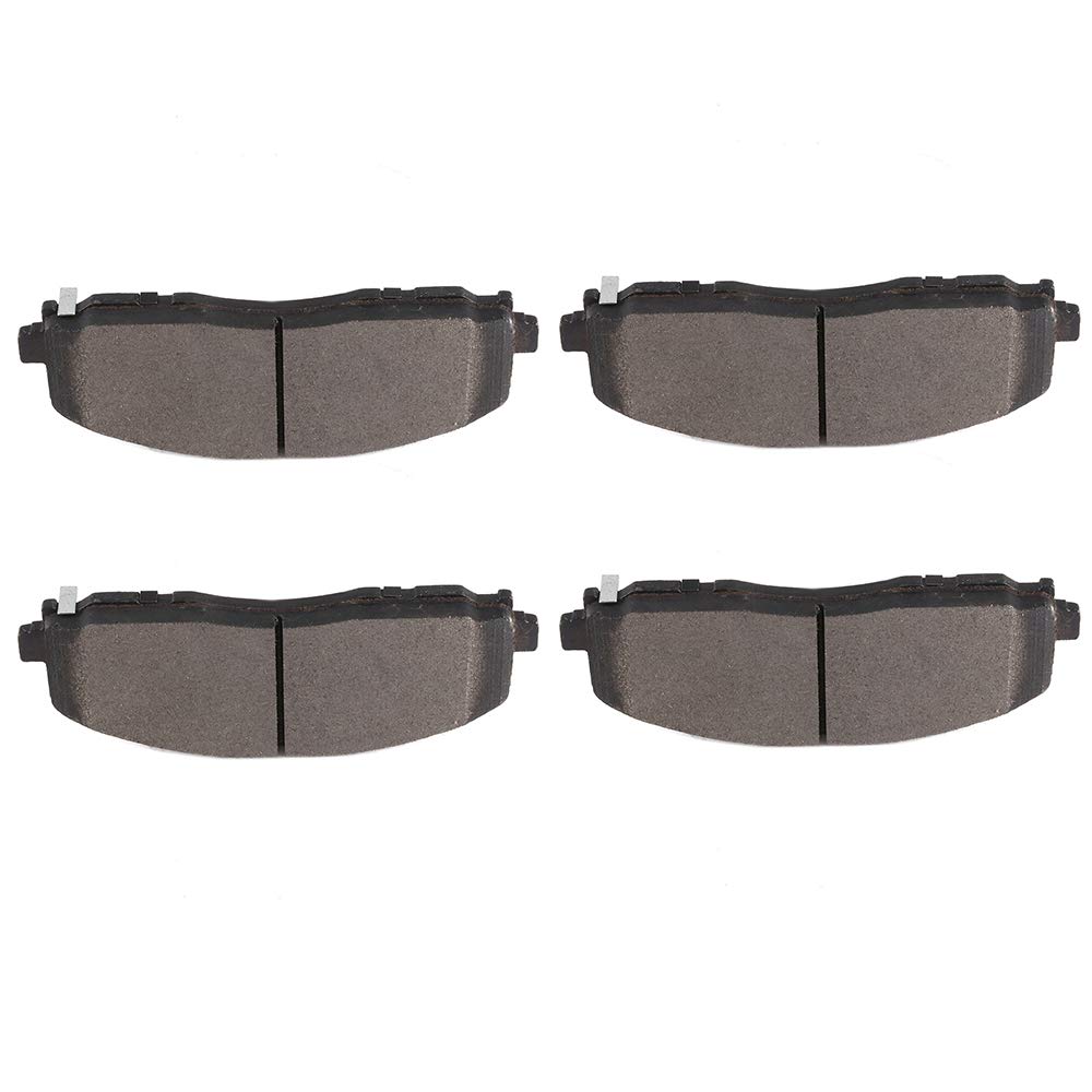 cciyu D1589 Front Ceramic Brake Pads Kits 4pcs fit For Chrysler Pacifica,Town &amp; Country,For Dodge Grand Caravan,Journey, For Jeep Wrangler,Wrangler JK,12-15 For Ram CV,12-14 For VW For Routan