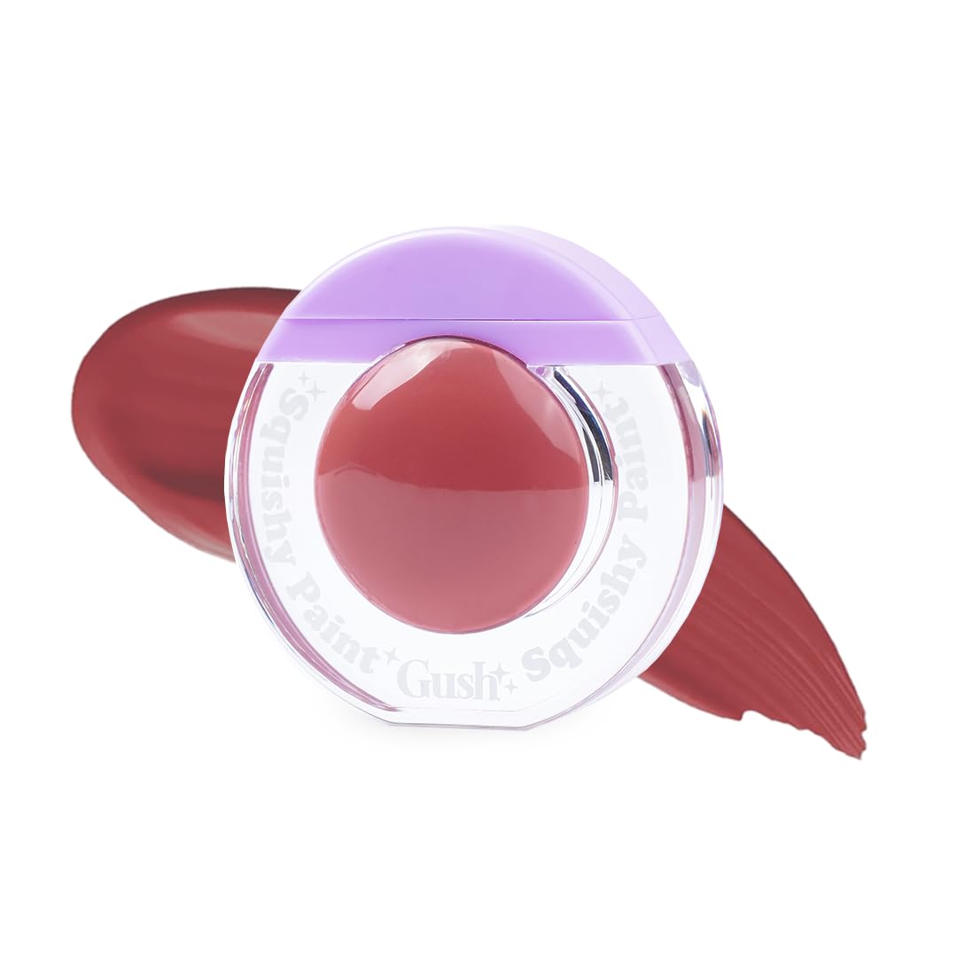 Gush Serum Infused Vegan Liquid Blush | Dewy & Radiant Finish | Ultra-Pigmented Formula | Easy To Blend & Long Lasting | Strawberry Crush | Vibrant Pink 15g