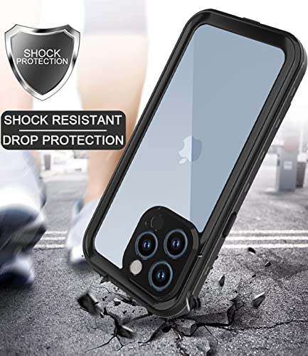 Coque imperméable iPhone 13 Pro Max anti-rayure protège objectif photo noir - 4