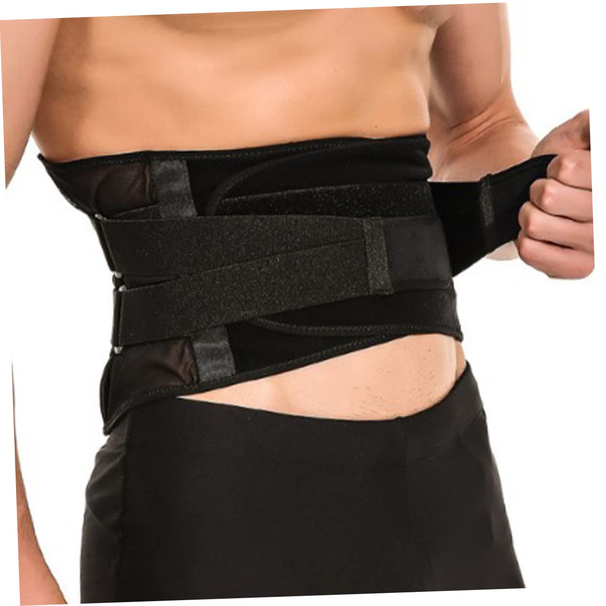 Beavorty Back Belt for Men Women Lower Back Breathable Comfortable Widen Waist Belt for Fitness