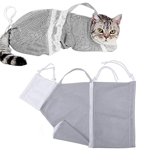 Yitaocity Adjustable Pet Bathing Bag, Puppy Dog & Cat Cleaning Shower Net, Anti-bite & Anti-Scratch Restraint