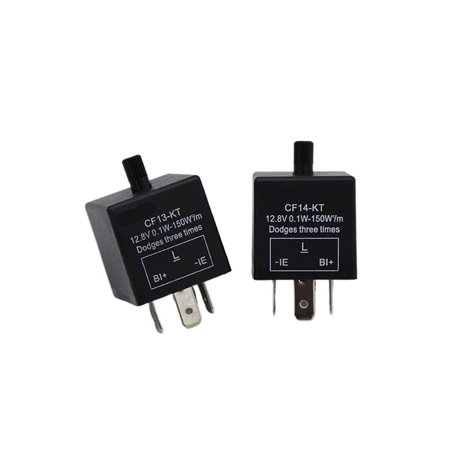 1 relé intermitente de 3 pines CF13 CF14 for coche for reparar luces LED, intermitentes, luces intermitentes, 12 V, 10 A, piezas de reparación de automóviles(CF14KT)