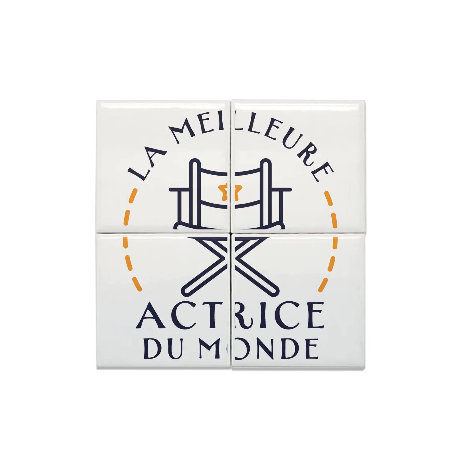 Carreaux Céramique Décoratif Cinéma Théâtre | Idée cadeau originale pour comédienne
