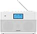 Produktbild Kenwood CR-ST50DAB-W Stereo-Kompaktradio (DAB+, UKW, Bluetooth, Line-In, Kopfhöreranschluss, Weckfunktion, Farbe Weiß)