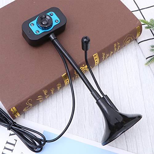 Lurrose Webcam Hd de Computador Com Suporte de Microfone Cí¢mera de Laptop Com Foco Automí¡tico Cí¢m