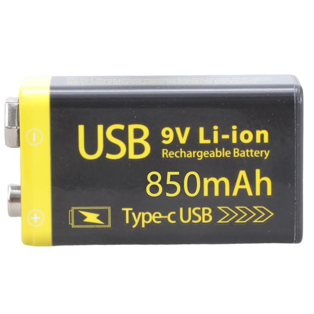 Durabilité 9V 6F22 Batterie 800mAh / 1100mAh De Haute