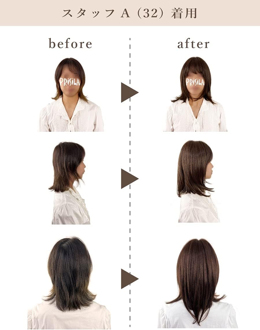 市場 プリシラ ミディアムショート Gb 24 Tgh 耐熱 男性用5分ウィッグ グレイヘア