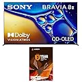 SONY K55XR80M2 55 Inch Bravia 8 QD-OLED 4K HDR Google TV with Quantum Dot and 2 Year Amber Protection Plan (2025)