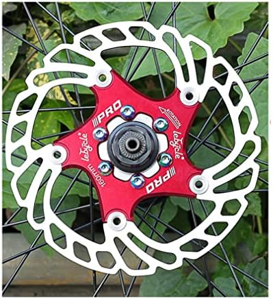 140mm 160mm 180mm 203mm Bike Floating Disc Brake Rotor Lightweight Aluminum Alloy 6 Bolts Brake Disc Rotors for Road Mountain Bike MTB BMX Bicycle (Color : Red, Size : 160mm)