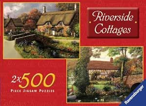 Ravensburger Cottage By The River 500 Piece Puzzle For Adults & Kids 12+