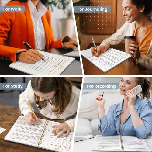 Carnet de notes ligné pour le travail Taja, cahier A4 esthétique pour bureau