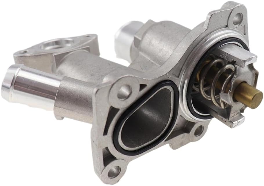 Aluminum Engine Coolant Thermostat Housing Compatible with Fusion Escape Fiesta Transit Connect (Replaces BM5G-9K478-AB, BM5Z-8592-B)