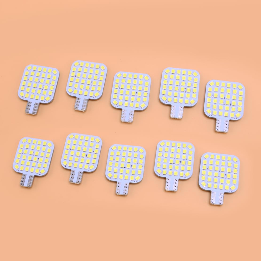 beler 10Pcs 36SMD T10 921 912 194 168 RV Camper Trailer Car Interior Light Bulb LED