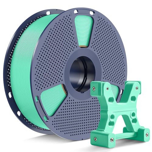 Image of PETG Filament 1.75mm Teal Color, Ultra Tough, Heat Optimized, Odorless, 1kg(2.2lbs) SUNLU PETG 3D Printer Filament, Dimensional Accuracy + /- 0.02mm, Lake Green