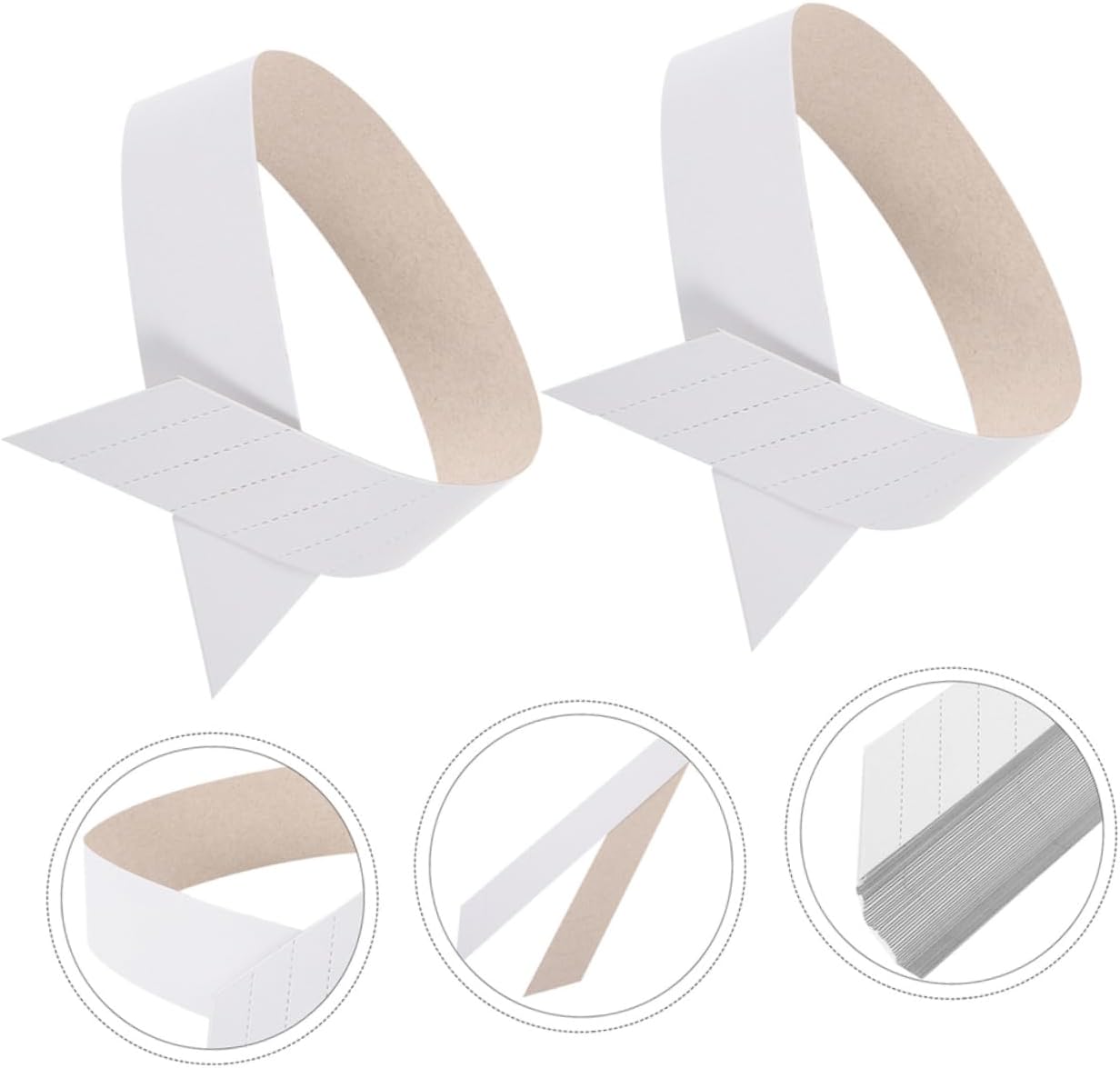 FOMIYES 200pcs Shirt Collar Inserts for Men Paper Collar Stays Protectors for Dress Shirts