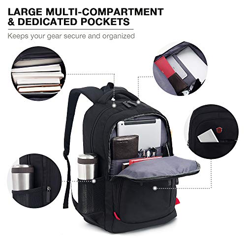 Laptop-Backpack-Travel-Computer-Bag-Anti-theft-College-Bookbag-156in-Black
