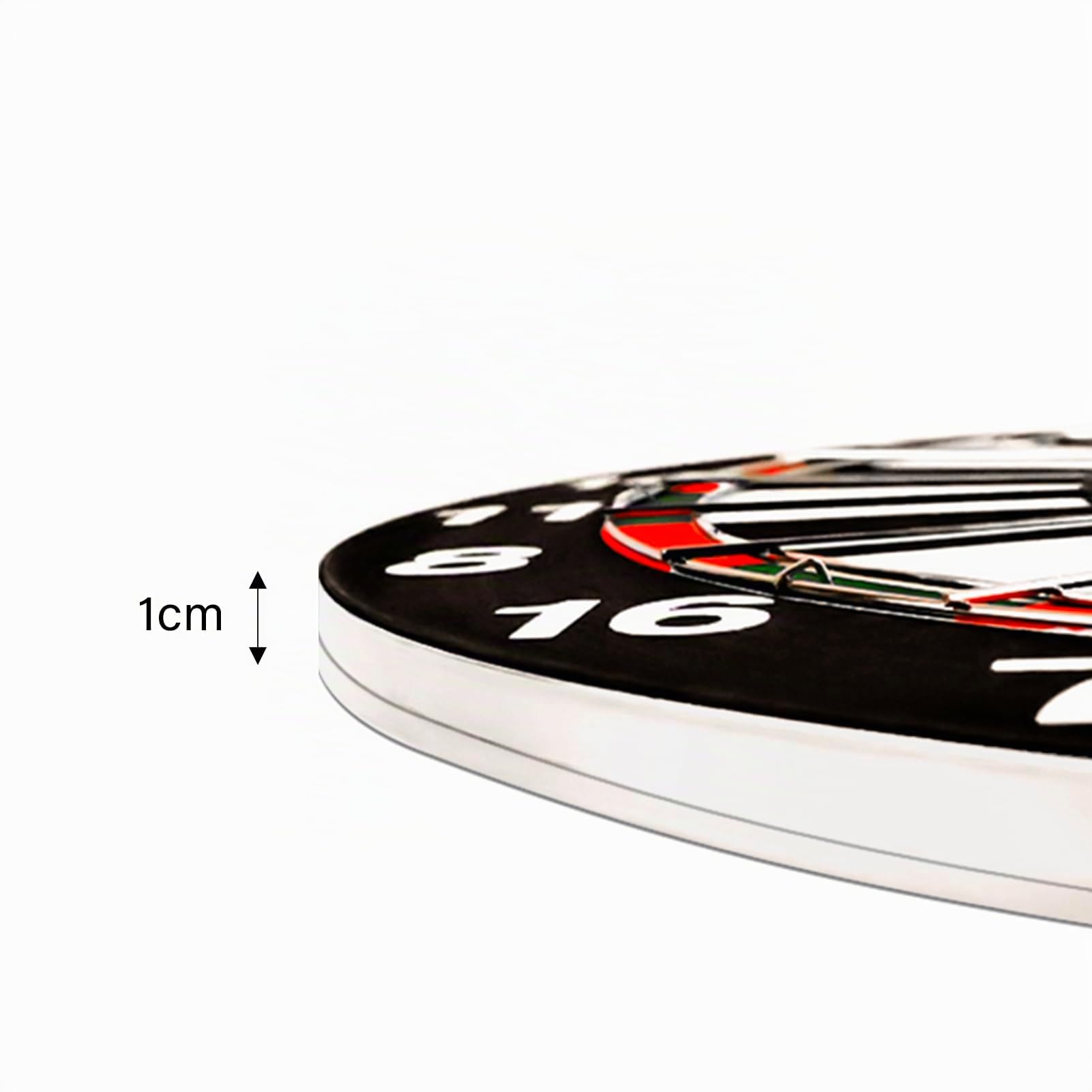 HelaCueil Bersaglio per freccette a doppio lato da 15'' (37 cm), spessore 1 cm, con set di 6 freccette