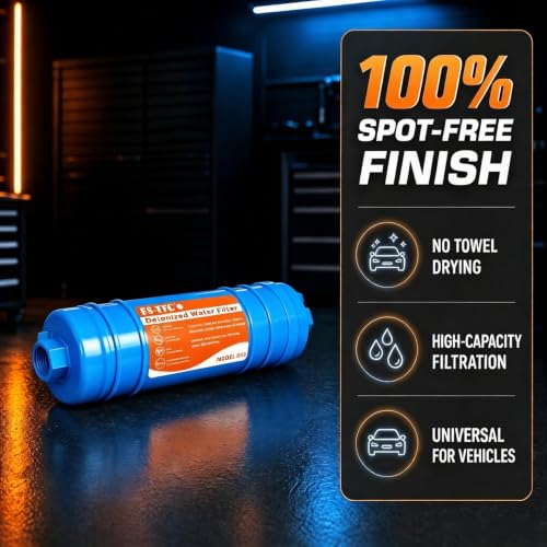 Image of Spotless Car Wash Inline Water Filter, Deionized Water Filter, 100% Spot-Free Result, Works for All Vehicles, RV, Motorcycles, Windows, Boats, Planes and More