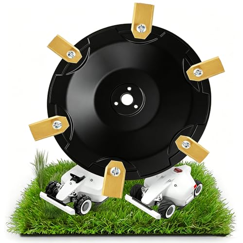 6-Blade Cutting Disc for Mammotion LUBA 1 AWD & LUBA 2 AWD, Injection Molded ABS Replacement Blade Disc