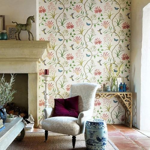Image of SARVATRAY Self-Adhesive Wallpaper, Oil Proof Heat Resistant Kitchen Stickers, Wall Stickers for Kitchen, Vinyl Sheet, Bird Theme (3 M)