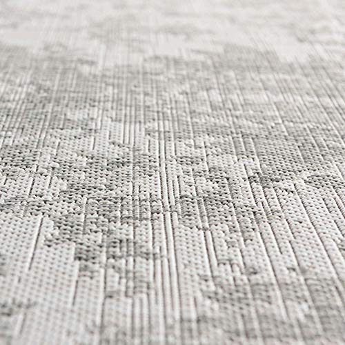 Tapete Unique Loom Jill Zarin Outdoor 7'10" x 10' Rectangular Gris/Marfil miniatura 6
