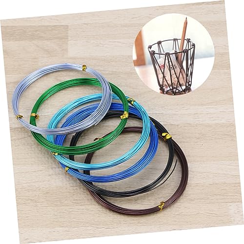 Alambre de aluminio flexible Gadpiparty en 12 rollos para crear pulseras 6