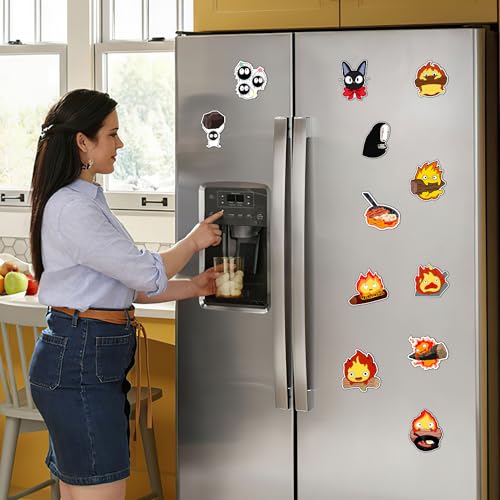 Imanes decorativos Pounchi Cute Calcifer PVC 12 pzs miniatura 4
