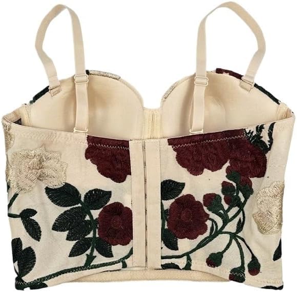 【VIPセール】[きすけい] KDUQHF ローズ刺繍メッシュブラアウターウェア、レースブラ、コースターとサスペンダー付きセクシーインナーベスト、レ