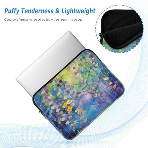 Funda para portátil 13-14 pulgadas con diseño floral miniatura 5